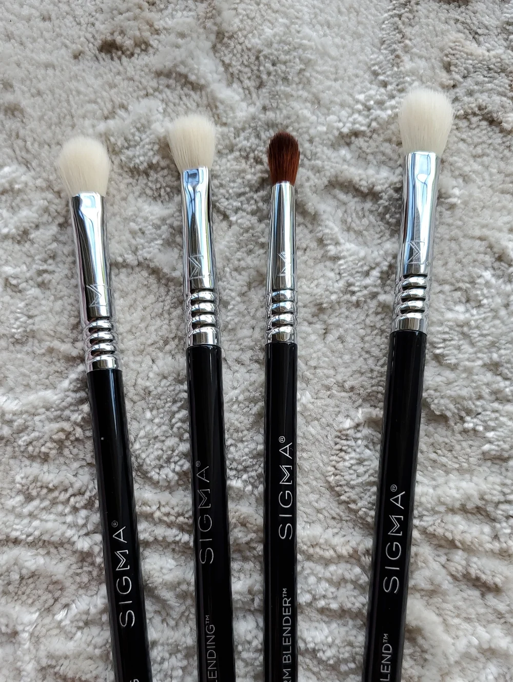 Sigma Beauty Black Eye Blending Brush Set - 4 Pieces